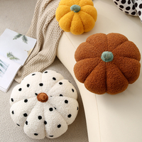 Coussin décoratif rond en forme d'ours pour Halloween, coussin de canapé pour salon, décoration saisonnière pour la maison, coussin d'appoint