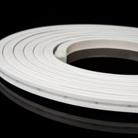 Lampu Strip LED Neon Flex 24V Silikon Persegi 10x10mm Kecerahan Tinggi Profesional Tanpa Titik Cahaya Linear Dekorasi Proyek IP65/67/68