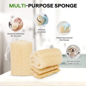 Natural <b>Loofah</b> Slices for Soap Making, Organic Luffa Cuts for DIY Exfoliating Soaps, Homemade Handmade Loofa Soap - Product Image 2