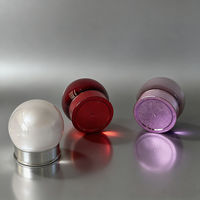 Flacon de sous-conditionnement en acrylique 15g, boîte de conditionnement en forme de bulbe, boîte à capsules, boîte à poudre, boîte de rangement pour nail art et bijoux, conditionnement d'essai