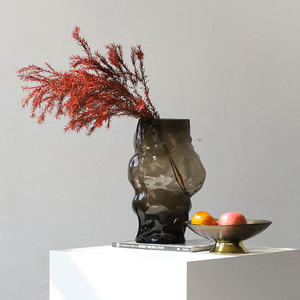 Vase en verre moderne et créatif, forme spéciale, décoration de table hydroponique - Product Image 2