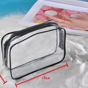 BSCI Factory Manufacturer StockTransparent <b>Wash</b> <b>Bag</b> Waterproof Portable Toiletry <b>Bag</b> Travel Three in one <b>Set</b> fashion Makeup <b>Bag</b> - Product Image 3
