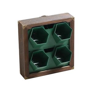 Décoration murale en bois pour la maison, cadre photo, jardinière verticale pour la décoration murale, plastique écologique, logo personnalisé, décoratif SOL vert - Product Image 2