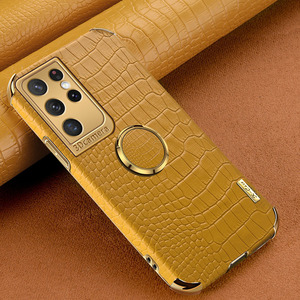 Funda de teléfono de cuero para samsung note 20 ultra A71 M30S, anillo magnético Invisible, bolsas de teléfono móvil para samsung S20 <span class=keywords><strong>plus</strong></span> - Product Image 5