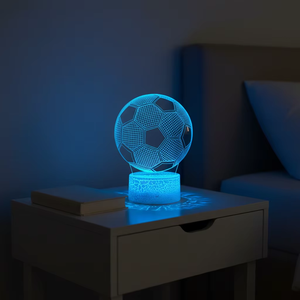 مصباح مكتب حديث بتصميم شرق أوسطي مع إضاءة LED للعيد، تحكم باللمس، إضاءة دافئة، USB، مصنوع من البلاستيك ABS، 7 ألوان RGB، هدية لديكور غرف الأطفال - Product Image 4