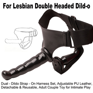 Pantalon double tête pour femme, jouets sexuels pour adultes hommes et femmes, godemiché double, vente en gros - Product Image 5
