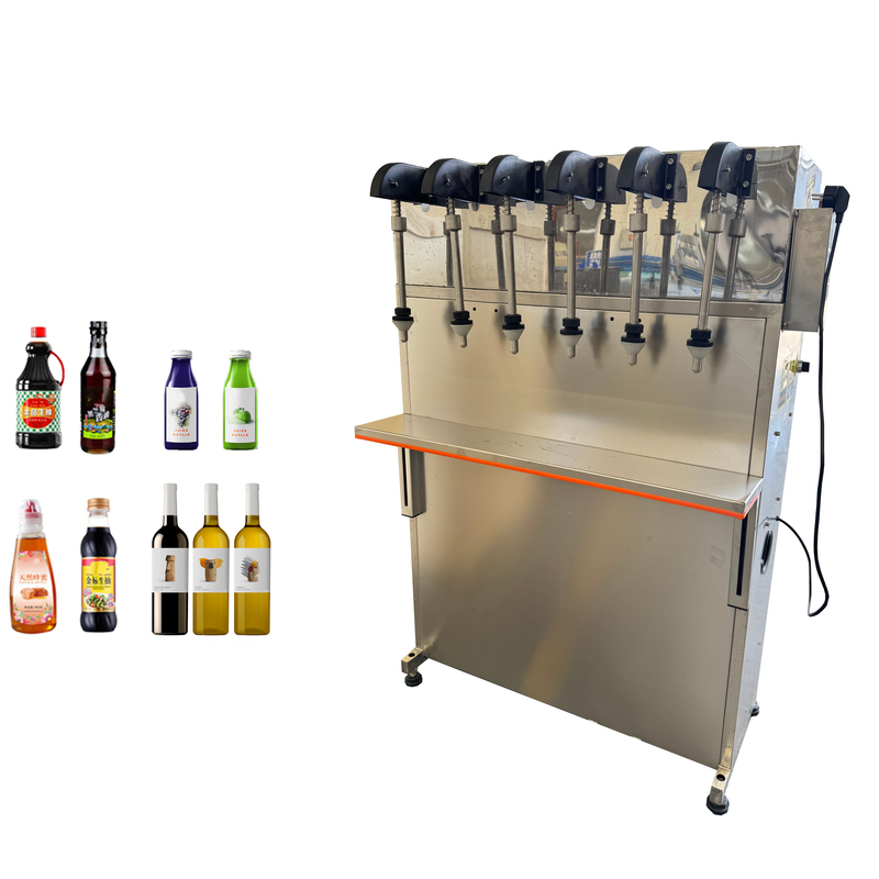 Semi automatic 4 Head Beverage Filling