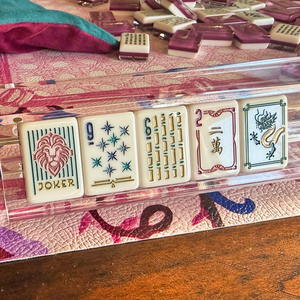 Edición de <span class=keywords><strong>Julio</strong></span> 2026: Juego de Mahjong Americano de Lujo en Acrílico, 160 Fichas, Juego de Mesa, Regalo - Product Image 2