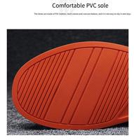 Sepatu Lari Anti-Selip Ringan dengan Lapisan Mesh Bernapas, Sol PVC, Model Ujung Kaki Baru untuk Semua Musim, Sepatu Pria Terbaru