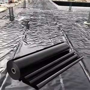 Membrana Impermeabilizzante in HDPE, Geomembrana HDPE, Rivestimento DPM DPC per Tetti, Terrazze, Impermeabilizzazione di Fondamenta Edili, Protezione dall'Umidità - Product Image 4