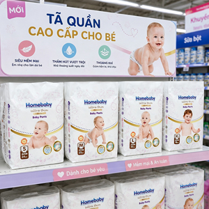 Pañales Desechables Transpirables de Tela Suave, Tipo Pantalón, Marca Homebaby, de Vietnam, al Mejor Precio OEM, para el Aprendizaje del Bebé - Product Image 1