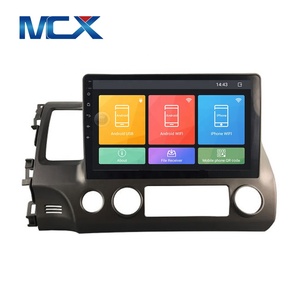 Mcx GPS Navigation <span class=keywords><strong>Android</strong></span> 10.0 Đài Phát Thanh Màn Hình Cảm Ứng HD Đơn Vị Đứng Đầu Âm Thanh Xe Hơi <span class=keywords><strong>Video</strong></span> <span class=keywords><strong>Player</strong></span> Đối Với Honda Civic 2006-2011 - Product Image 3