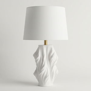 Lámparas de Mesa de Resina Sencillas para Sala de Estar, Dormitorio, Villa, Cafetería, Hotel, Decoración del Hogar, Lámpara de Escritorio Blanca para Mesa de Noche - Product Image 5