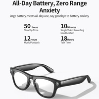 Gafas Inteligentes GX01 2026 con Asistente IA, Video 1080P, Cámara Única para Traducción en Tiempo Real, Llamadas Telefónicas, Música, Control Táctil/Aplicaciones/Voz