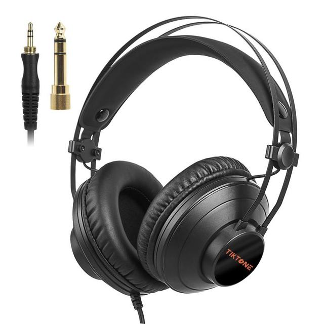 Professional CR-01 Wired Ear Audio Recording Monitor Headset Studio Monitor Headphones Deep Bass Musical Instrument Accessories