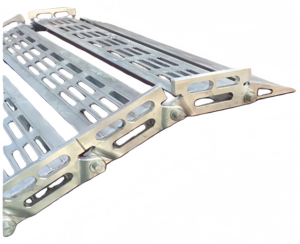 चरण ट्रस उपकरण (काले/चांदी) के लिए FR-1 एल्यूमीनियम फोल्डेबल टिकाऊ वाटरप्रूफ पोर्टेबल लोडिंग रैंप - Product Image 4