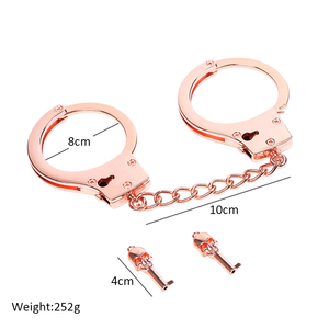 Paslanmaz çelik Metal kelepçe BDSM Slave esaret cihazı fetiş cezaevi oyunu sahne seks oyuncakları yetişkin için - Product Image 2