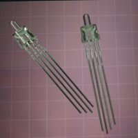 Diode LED RVB à 4 broches DIP 2,4 mm 3 mm cathode commune