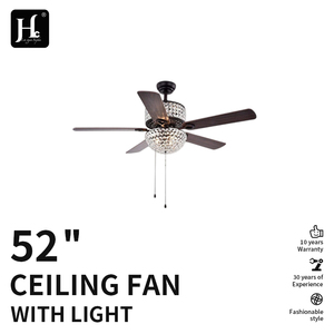 52-inch modern wooden <b>light</b>-emitting diode <b>ceiling</b> fan with DC motor <b>remote</b> <b>control</b> & 5 blades - Product Image 2