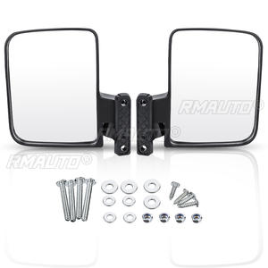 Pair for Golf Cart <b>Mirrors</b> Side Mount Rear View <b>Mirror</b> for Club Car EZGO for Yamaha <b>Star</b> Zone Carts Sporty - Product Image 2