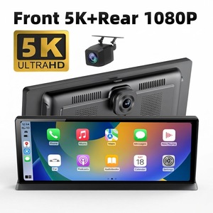 12 Inch Touch Screen 5K Dual Dash <strong>Cam</strong> Front Rear Camera Touch Screen Car DVR Recorder with WiFi Parking Mode for All Cars - Product Image 1
