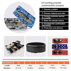 धीरज प्रशिक्षण 10MM कस्टम जिम वजन बेल्ट Deadlifts पॉवरलिफ्टिंग बेल्ट समर्थन वापस चमड़ा मोबाइल फोनों लीवर वजन उठाने बेल्ट - Product Image 3
