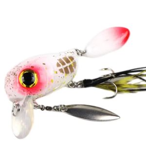 Leurre à plumes flottant 38mm 5.5g pour pêche au bar Tappy Isca Brochet imprimé pour pêche en bateau océanique - Product Image 2