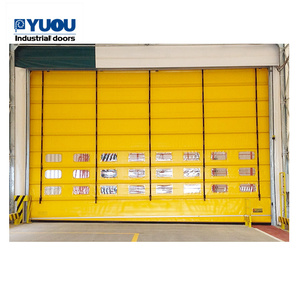 <span class=keywords><strong>Porte</strong></span> de superposition rapide en PVC, automatique, sécurité, industrielle, étanche, coupe-vent, Chine en vogue - Product Image 1