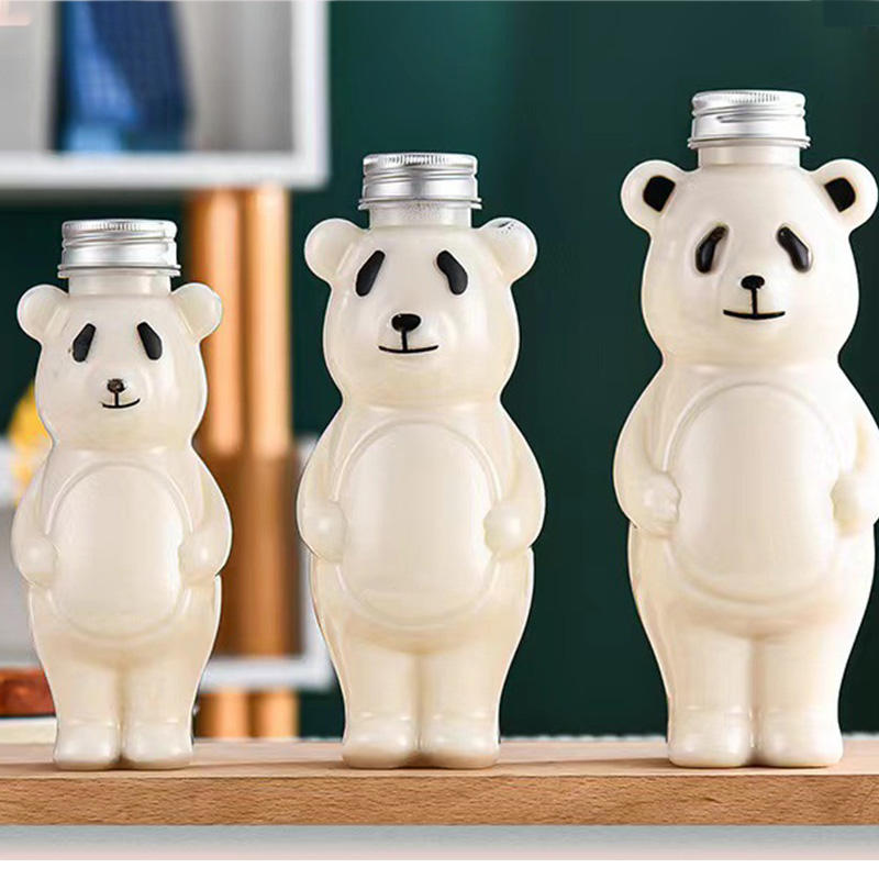 Best Price 500ml Panda Drink Bottle Plastic Jars Custom Custom Made Caps Scarves Can Plastic Christmas Jar for Sweets Picture