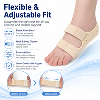 Support de pied souple et absorbant les chocs, durable et écologique, pour la correction de la voûte plantaire et le soutien des pieds plats, modèle deux-en-un pour Heelback Set
