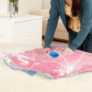 Sacchetti di stoccaggio <span class=keywords><strong>sottovuoto</strong></span> flessibili personalizzati con sigillo a compressione materiale trasparente PA + PE <span class=keywords><strong>per</strong></span> vestiti guardaroba e uso da viaggio - Product Image 6