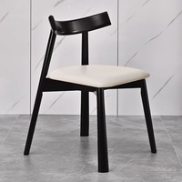 Moderner Massivholz-Esszimmerstuhl mit Weichem Kissen - Minimalistische Kommerzielle Möbel für Restaurant, Café & Hotel