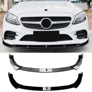 Kit carrosserie pour Mercedes Benz Classe C W205 C205 S205 AMG 2019-2021, séparateur de pare-chocs avant, protection de lèvre de pare-chocs, accessoires de voiture - Product Image 2