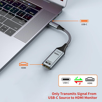 8K tipo C a HDMI 2,1 Cable 8K 60HZ 48Gbps EARC ARC HDCP Ultra alta velocidad HDR para RTX Video Cable PC Laptop proyector TV PS4/5