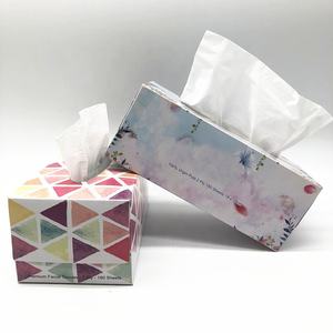 Pañuelo facial impreso personalizado de primera calidad, ultrasuave virgen, 200 hojas, caja de 3 capas, papel tisú facial - Product Image 6