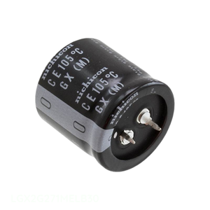 Condensateur original LGX2G271MELB30 à travers trou, 270 µF, en aluminium, 270 µF, 20 %, 400 V, SNAP TH - Product Image 1