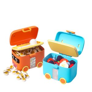 Nhà Máy Trực Tiếp Xách Tay Trẻ Sơ Sinh Bé Công Thức Dispenser Sữa Bột Lưu Trữ <span class=keywords><strong>Container</strong></span> Bpa-Miễn Phí Silicon Hộp Thực Phẩm Động Vật In Miễn Phí - Product Image 1