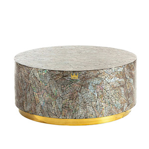 โต๊ะกาแฟฝังมุกและกระดูกสัตว์แบบสั่งทำพิเศษ สไตล์โมเดิร์น สำหรับตกแต่งภายในหรูหรา จากเวียดนาม ราคาถูก - Product Image 1