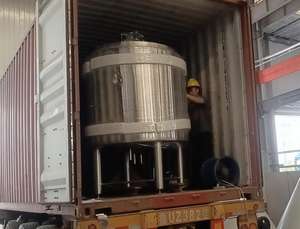 Fabrik preis Edelstahl-Mischt ank Flüssige chemische Lebensmittel mischung Beheizter Mantel-Mischt ank mit Rühr misch behälter - Product Image 5