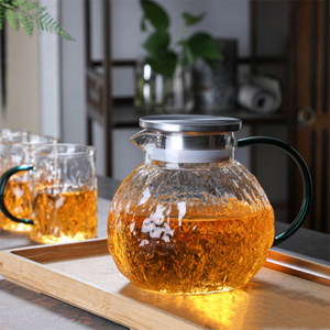 Jarra <span class=keywords><strong>de</strong></span> Vidrio con Filtro <span class=keywords><strong>de</strong></span> Acero Inoxidable y Tapa, Resistente al Calor, <span class=keywords><strong>de</strong></span> Borosilicato, para Té <span class=keywords><strong>de</strong></span> Frutas, <span class=keywords><strong>de</strong></span> Gran Capacidad - Product Image 5