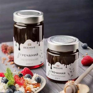 Tarro de cristal transparente sellado para mermelada, tarro de miel, envase de cristal sellado, tarro de cristal para almacenamiento de alimentos al por mayor - Product Image 1