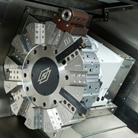 Tour CNC à banc incliné haute efficacité YH7515B, centre d'usinage de métaux, longueur d'usinage 1500 mm pour réducteurs et industries de la quincaillerie