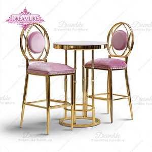 Nhà hàng đẹp như mơ và thanh khách sạn hiện đại thép không gỉ bền thanh phân cho thuê ghế ăn - Product Image 2