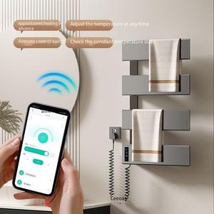 Porte-serviettes intelligent domestique électrique à grand panneau, séchage à température constante, stérilisation, élimination des acariens pour salle <span class=keywords><strong>de</strong></span> bain - Product Image 2