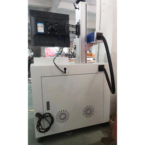 Fiber Laser Marking Machine <b>Bench</b> Top Pulsed Raycus Head High Accuracy <b>Metal</b> Plastic Glass Marking - Product Image 2
