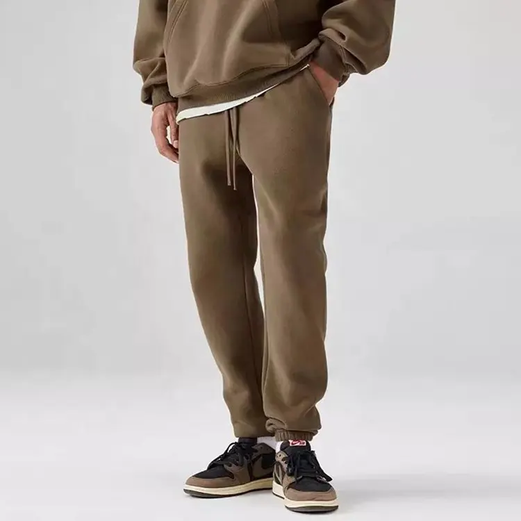OEM 2024 oversized blank high quality cut and sew dtg hoodie and jogging pants set mens plain hoodies in bulk heavyweight