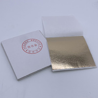 Papier aluminium Antique en feuille d'or, Imitation de feuille d'or de Taiwan, haute qualité, 8X8.5 Cm, 1000 pièces par paquet