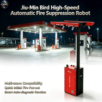 Station de recharge rapide pour véhicules électriques Jiu-Min Bird, système d'extinction d'incendie automatique, système anti-explosion, robot d'extinction d'incendie Novec