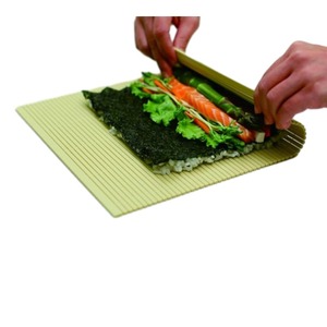 도매 OEM 10.5X9.8 전문 비 스틱 플라스틱 스시 롤링 매트 - Product Image 1