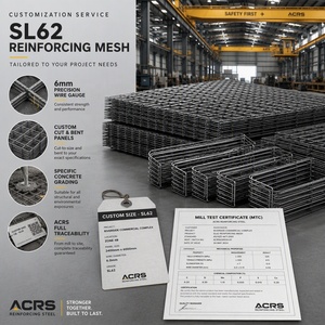 Maille soudée d'armature haute résistance certifiée ACRS SL62, fil de 6 mm, norme AS/NZS 4671, pas de 200 mm, <span class=keywords><strong>gabion</strong></span>, <span class=keywords><strong>prix</strong></span> direct usine - Product Image 5
